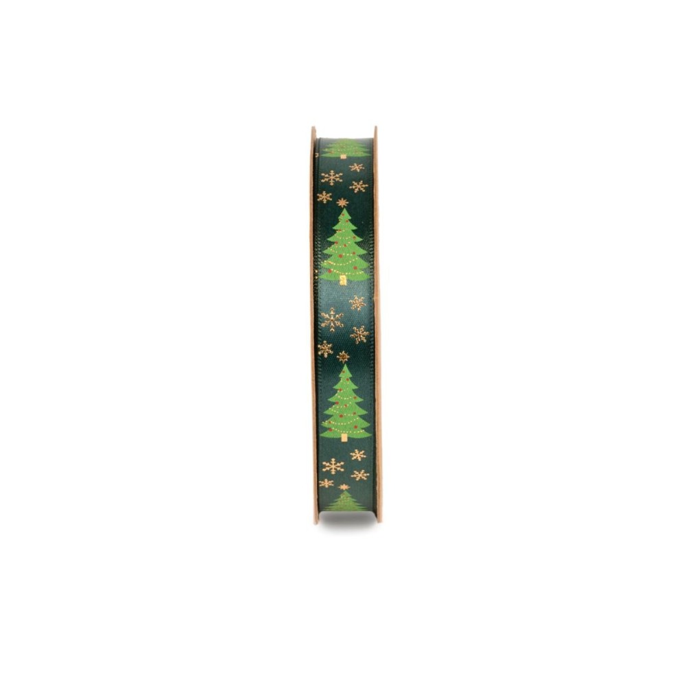 NASTRO FESTIVE MM.15X25MT. VERDE